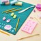 79 Piece Polymer Clay Starter Kit, Oven Bake Modeling Clay with Sculpting Tools